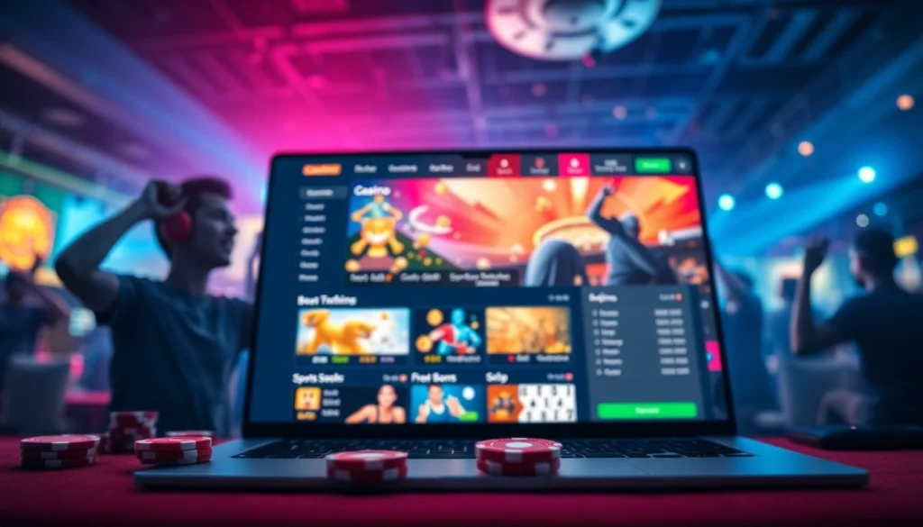 Engaging interface from https://ok88b.com showcasing dynamic online gambling options.
