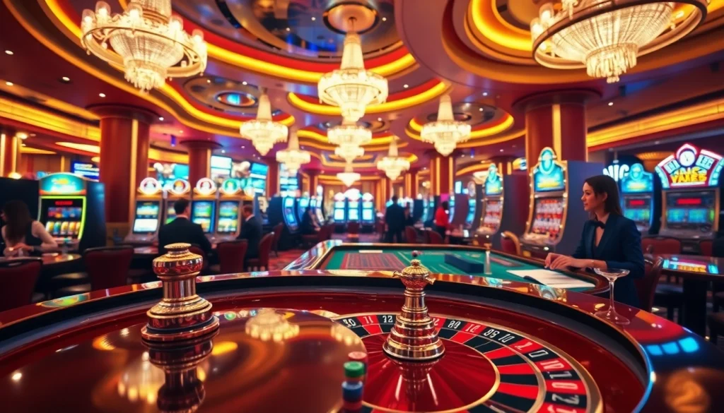 Experience the thrill of e28 casino gaming with players at the roulette table.