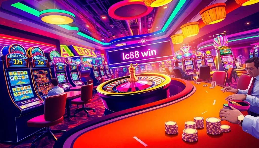 Experience the thrill of lc88 win at engaging poker tables filled with vibrant players and dynamic gaming action.